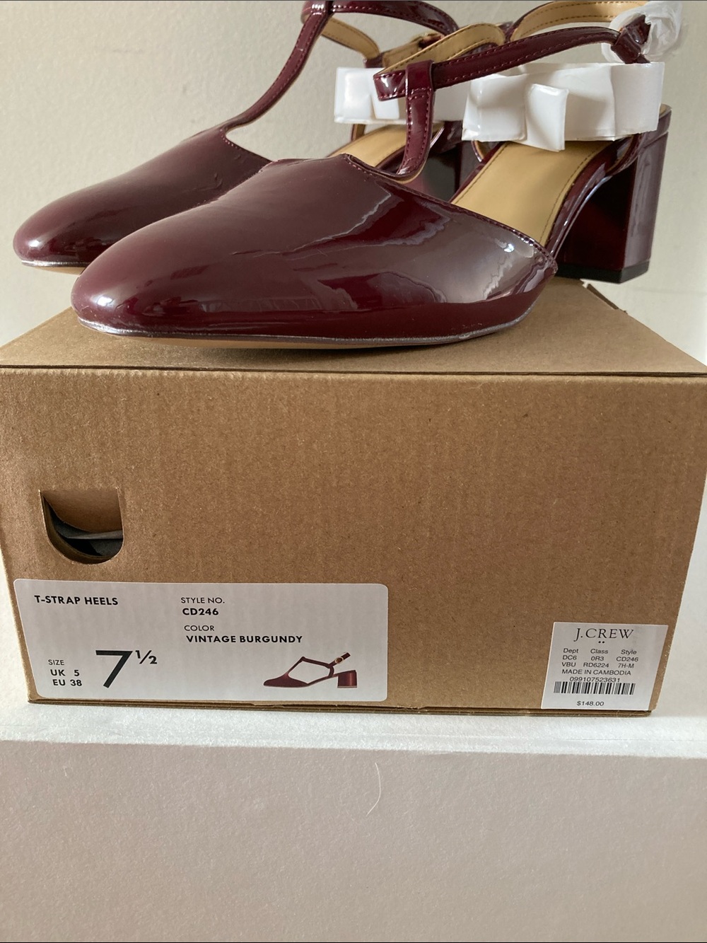 JCrew Factory T-strap heels - Picture 2 of 7